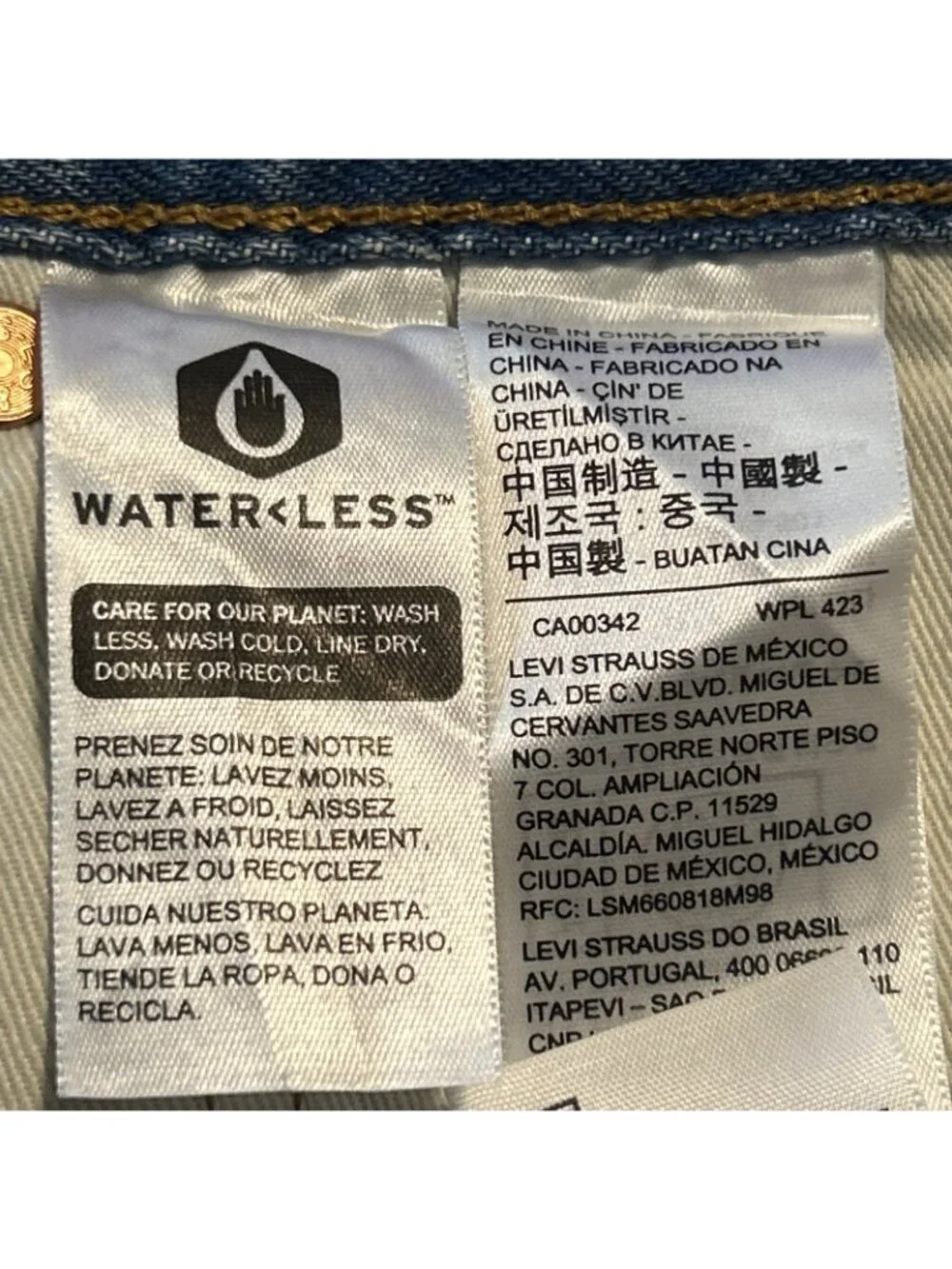 Levi's Premium Men’s 501 Jeans Hippie Love Peace Groovy Straight Leg NWT Y2K